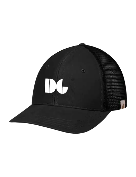 Carhartt Black Canvas Trucker Cap w/DG Logo