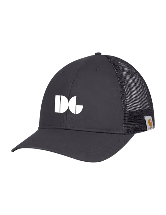 Carhartt Dark Grey Canvas Trucker Cap w/DG Logo