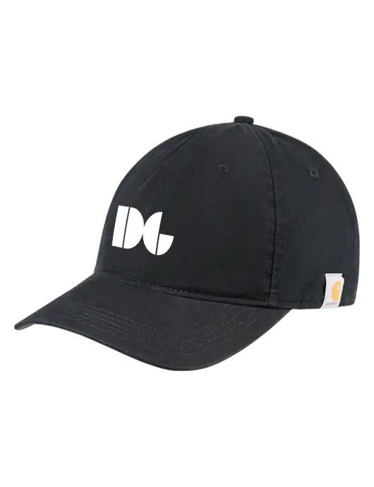 Carhartt Black Cotton Canvas Cap w/DG Logo