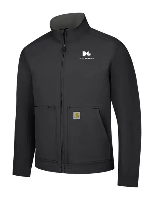 Carhartt Black Super Dux Soft Shell Jacket w/Display Group Logo