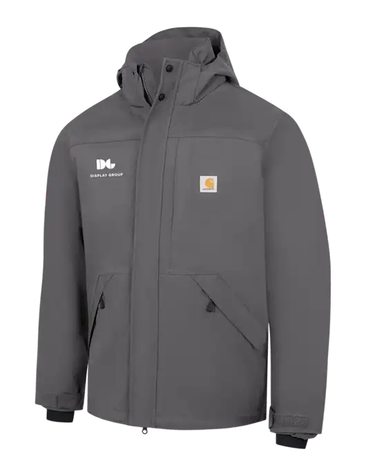 Carhartt Dark Grey Storm Defender Shoreline Jacket w/Display Group Logo