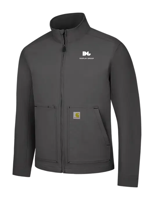 Carhartt Dark Grey Super Dux Soft Shell Jacket w/Display Group Logo