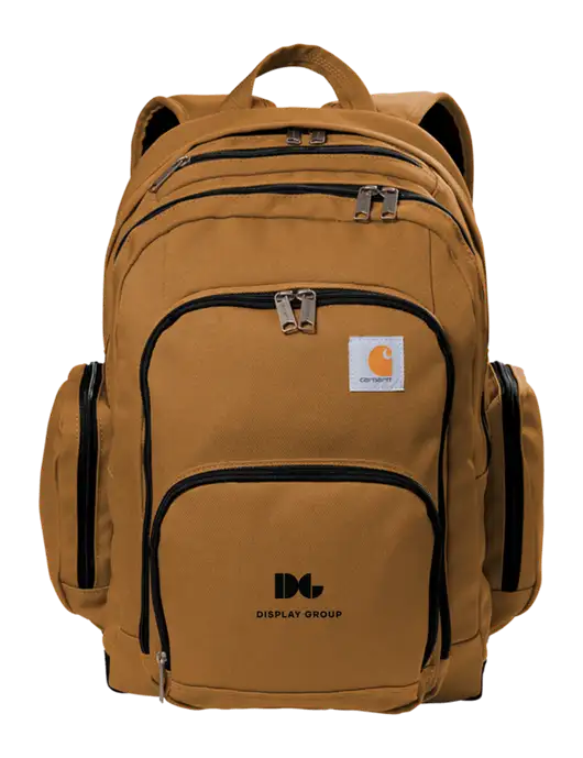 Carhartt Brown Foundry Series Pro Backpack w/Display Group Logo