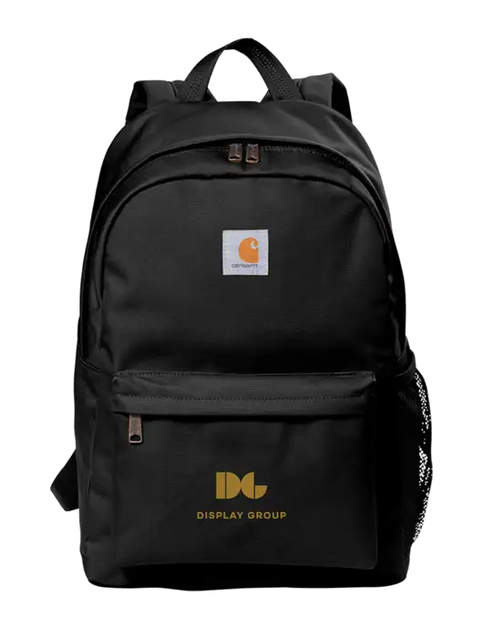 Carhartt Black Canvas Backpack w/Display Group Logo