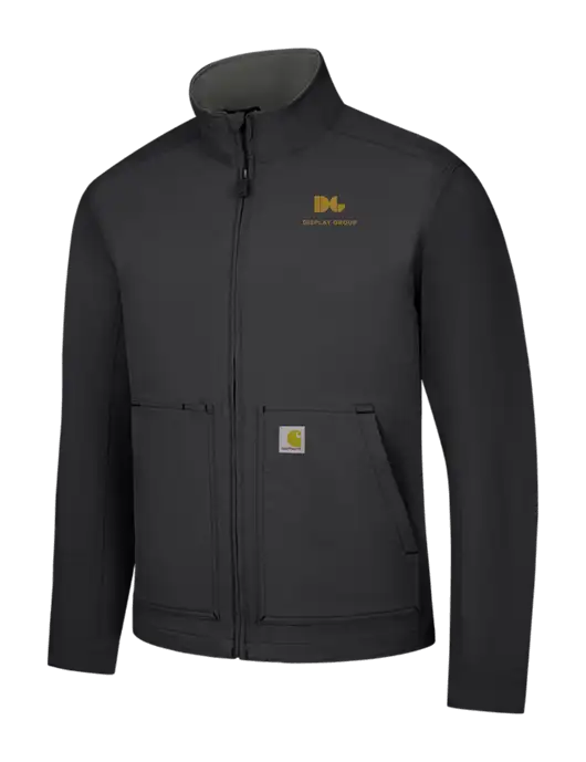 Carhartt Black Super Dux Soft Shell Jacket w/Display Group Logo