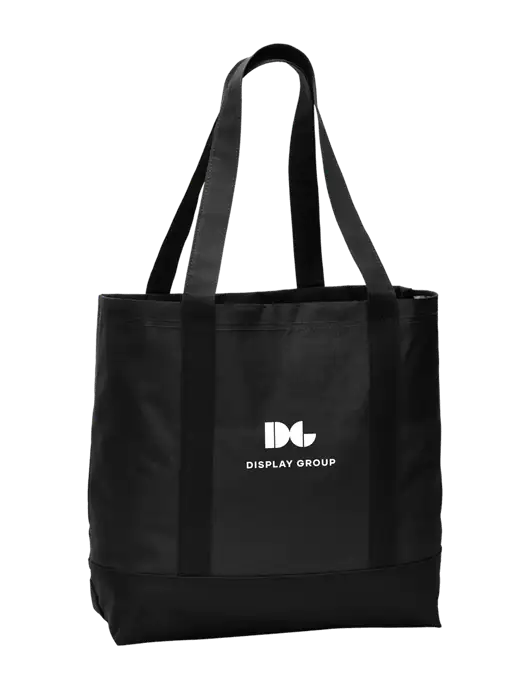 Carryall Black/Black Day Tote w/Display Group Logo