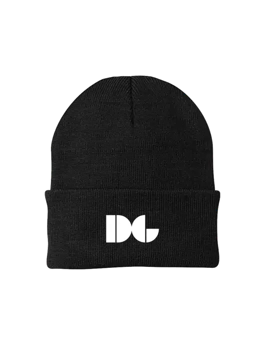 Black Knit Cap w/DG Logo