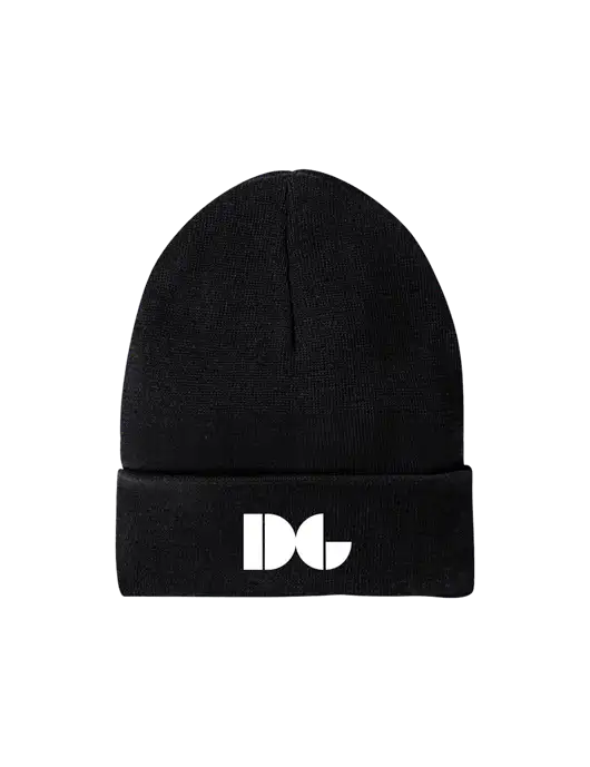 Recycled Black Beanie w/DG Logo