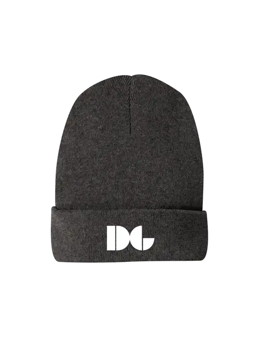 Recycled Charcoal Heather Beanie w/DG Logo