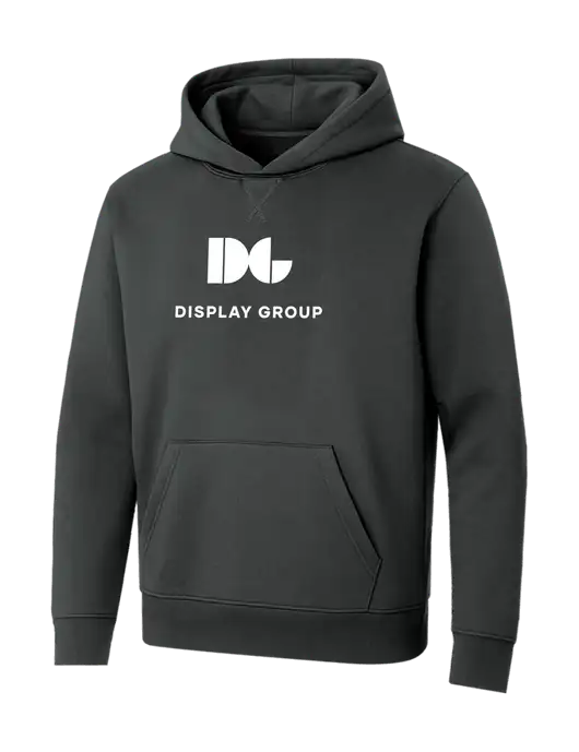 Allmade Charcoal Grey Organic French Terry Pullover Hoodie w/Display Group Logo