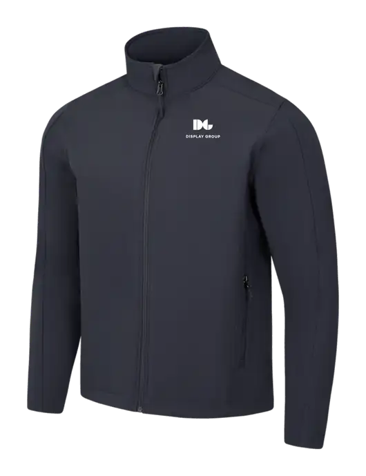 Charcoal Grey Core Soft Shell Jacket w/Display Group Logo