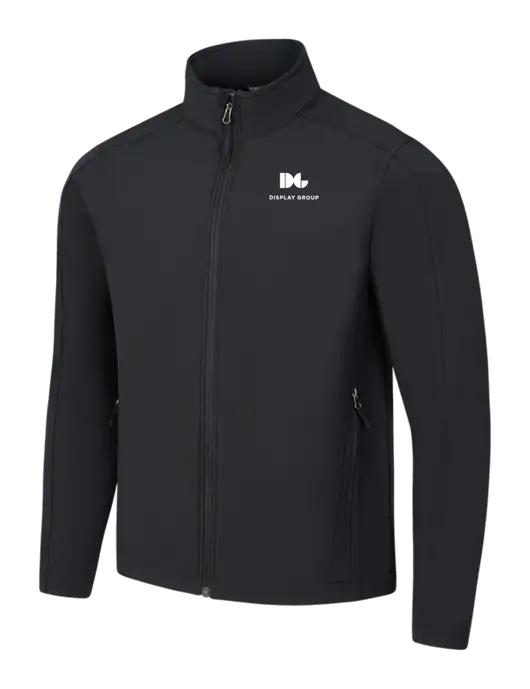 Black Core Soft Shell Jacket w/Display Group Logo