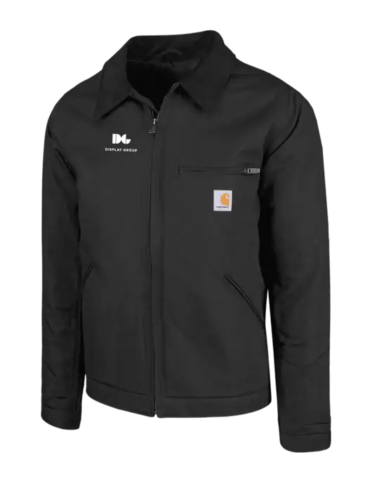 Carhartt Black Duck Detroit Jacket w/Display Group Logo