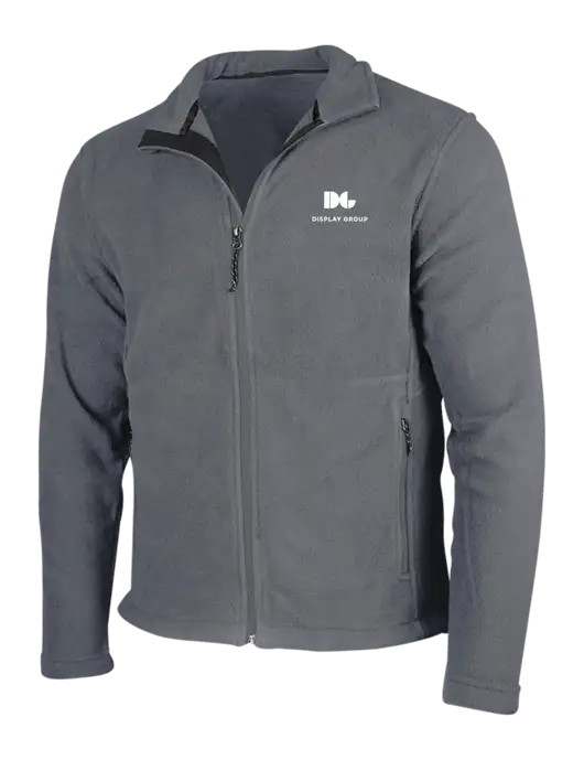Medium Grey Fleece Jacket w/Display Group Logo