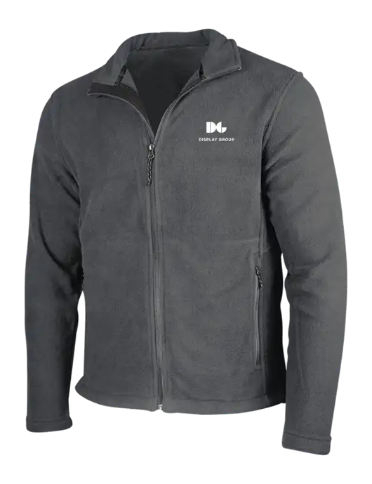 Dark Grey Fleece Jacket w/Display Group Logo