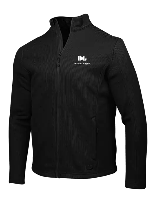 OGIO Blacktop Grit Fleece Jacket w/Display Group Logo
