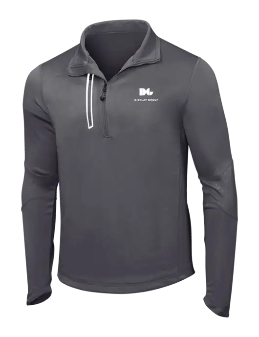 OGIO Gear Grey Endurance Fulcrum 1/4 Zip w/Display Group Logo