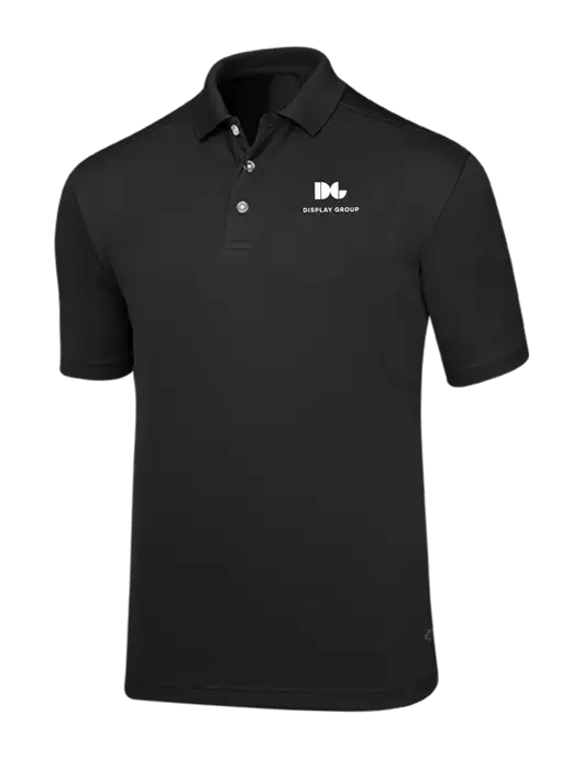 Callaway Core Black Performance Polo w/Display Group Logo
