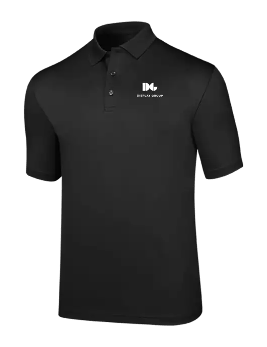 Callaway Opti-Dri Black Chev Polo w/Display Group Logo