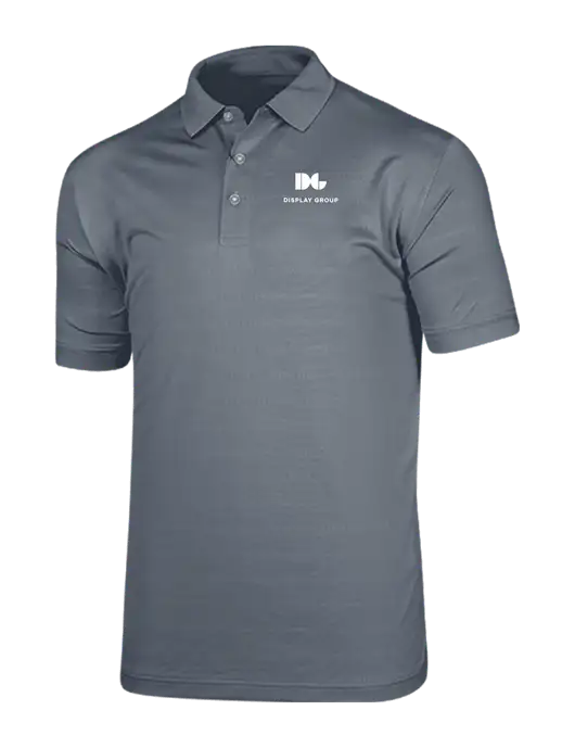 Callaway Vibrant Light Grey Ventilated Polo w/Display Group Logo