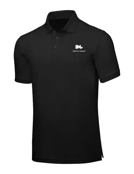 Black Core Classic Pique w/Display Group Logo