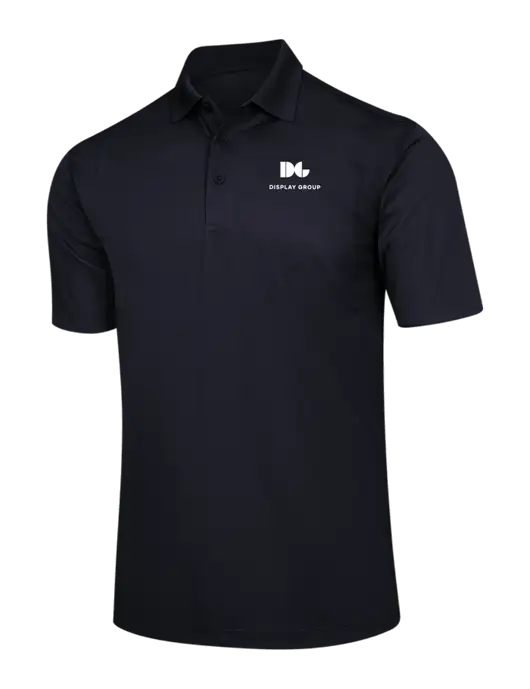 Black Micropique Sport-Wick Polo w/Display Group Logo
