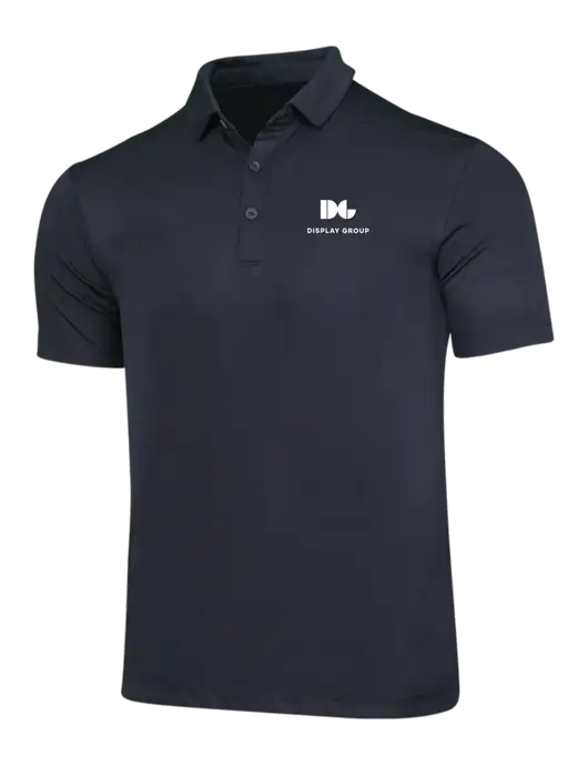 Black Posi-UV Pro Polo w/Display Group Logo