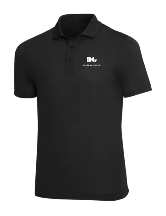 Mercer+Mettle Black Stretch Jersey Polo w/Display Group Logo