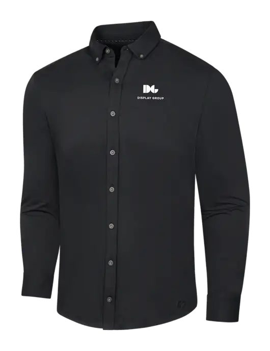OGIO Blacktop Modern Code Stretch Button-Up Shirt w/Display Group Logo