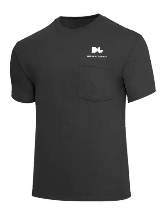 Core Blend Charcoal Grey Pocket T-Shirt w/Display Group Logo