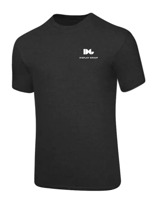 Core Blend Dark Heather Grey T-Shirt w/Display Group Logo