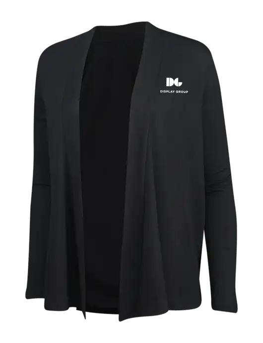 Black Womens Concept Cardigan w/Display Group Logo