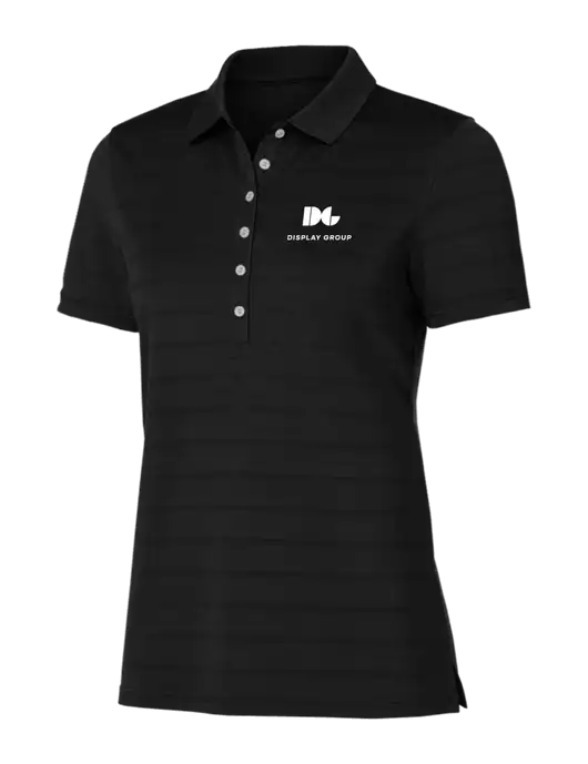 Callaway Womens Black Ventilated Polo w/Display Group Logo