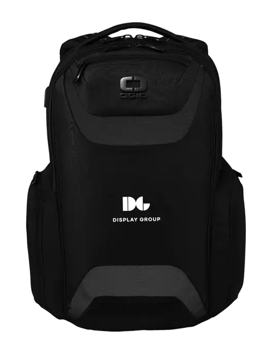 OGIO Black Charcoal Connected Pack w/Display Group Logo