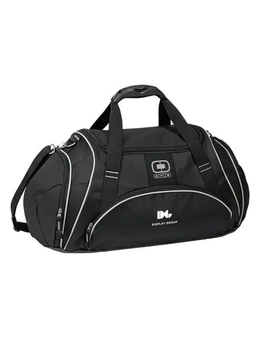 OGIO Black Crunch Duffel
 w/Display Group Logo