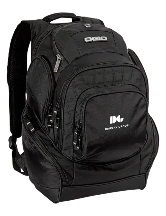 OGIO Black Mastermind Pack w/Display Group Logo
