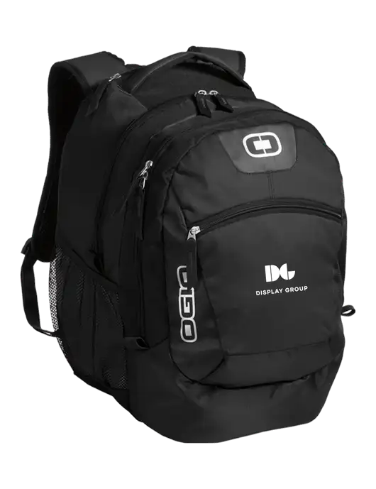 OGIO Black Rogue Pack
 w/Display Group Logo
