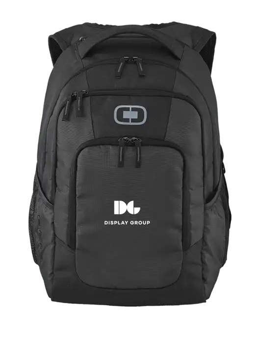 OGIO Diesel Grey Logan Laptop Backpack
 w/Display Group Logo