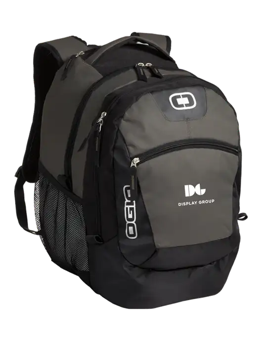 OGIO Grey Rogue Pack
 w/Display Group Logo