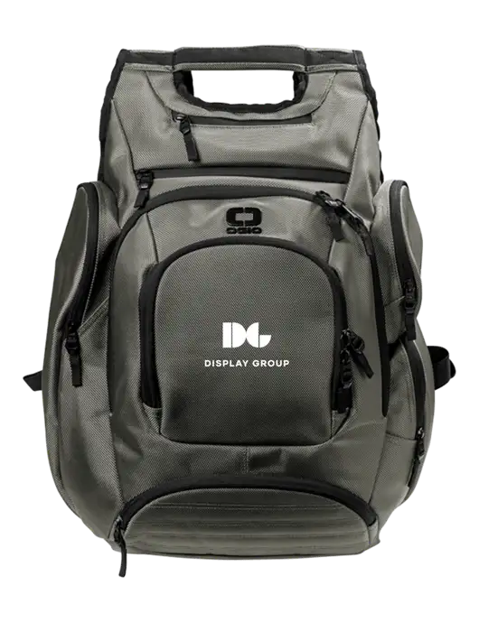 OGIO Medium Grey Metro Ballistic Laptop Backpack w/Display Group Logo