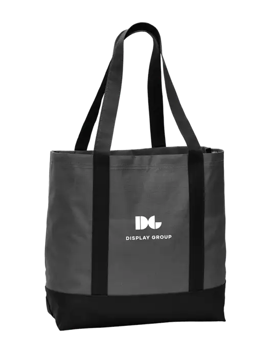 Carryall Charcoal/Black Day Tote Dark w/Display Group Logo