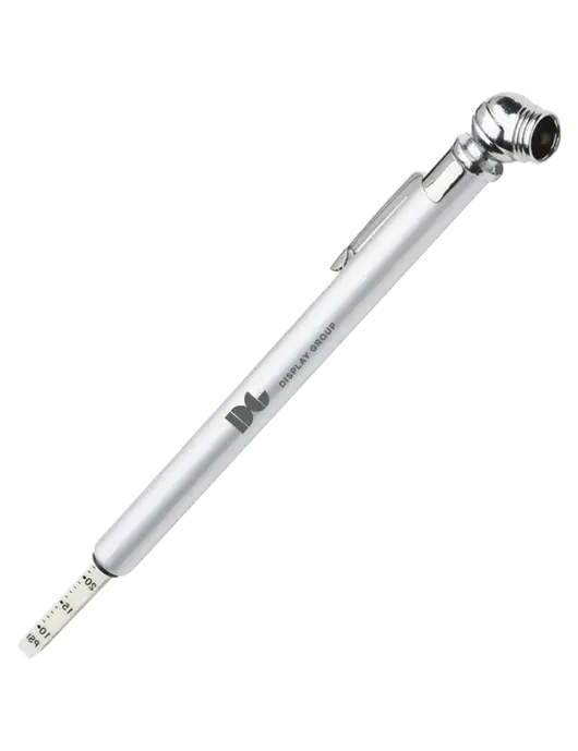 Quick View Silver Tire Gauge w/Display Group Logo