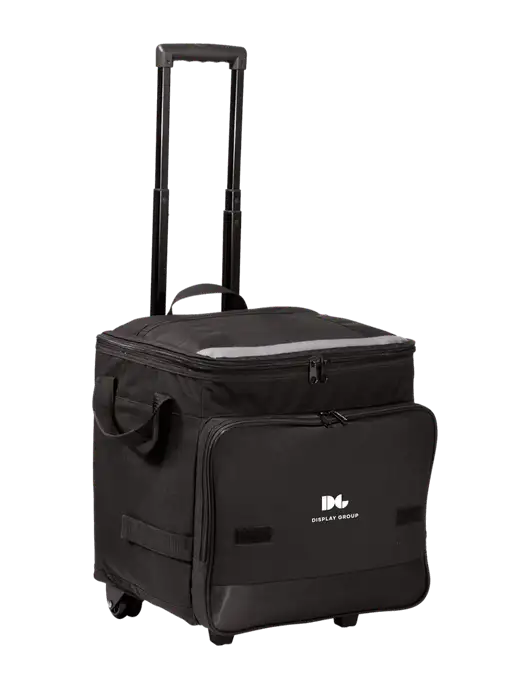 Black Rolling Cooler w/Display Group Logo