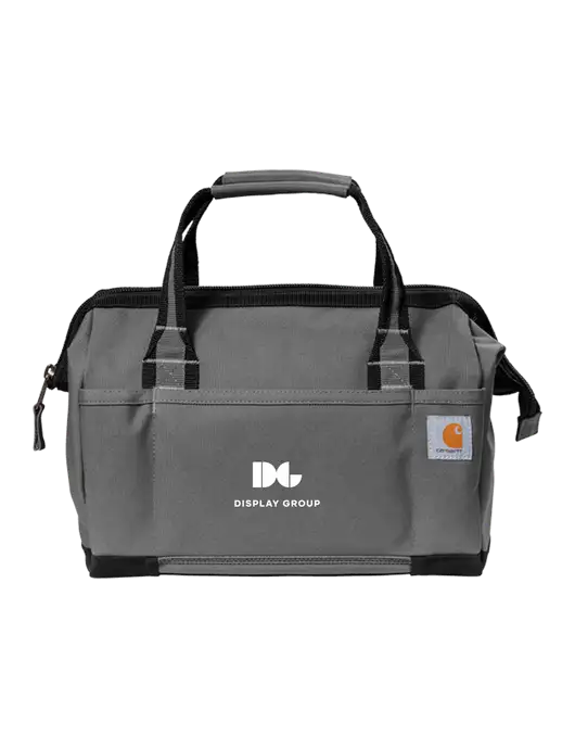 Carhartt Foundry Series 14” Grey Tool Bag w/Display Group Logo