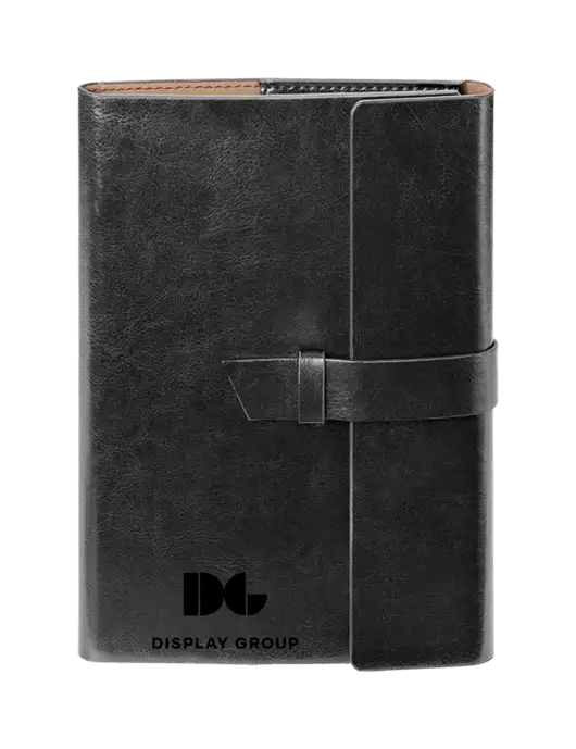 Fabrizio Black 6.875 x 9.56 Portfolio w/Display Group Logo