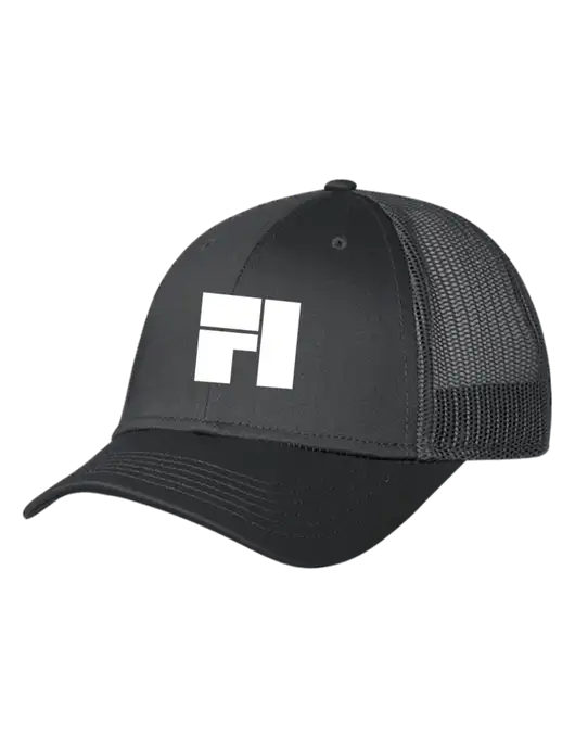 Charcoal Mesh Trucker Cap Snap Back w/Fantasee Integration Logo