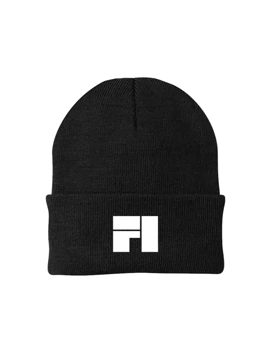 Black Knit Cap w/Fantasee Integration Logo