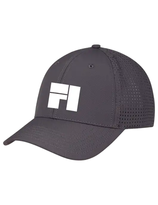 Charcoal Performance Stretchable Cap Hook & Loop w/Fantasee Integration Logo