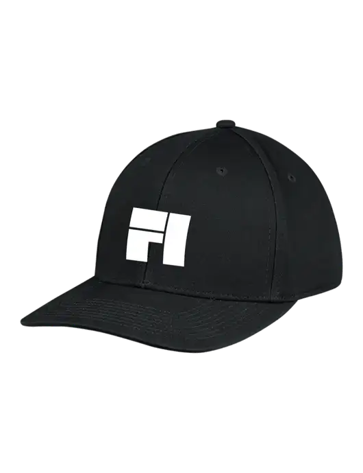 Premium Modern Structured Twill Black Snapback Cap w/Fantasee Integration Logo