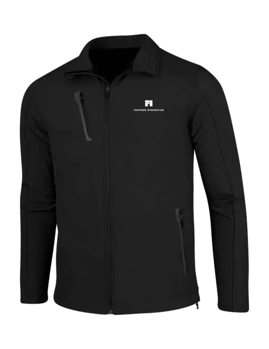 Black Welded Softshell Jacket w/Fantasee Integration Logo